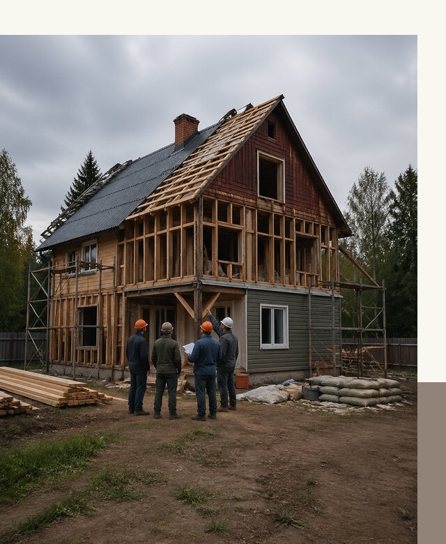Реконструкция дачного дома в Дагестанских Огнях под ключ с проектом
