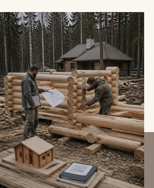 Проектирование и строительство домов из бревна в Дагестанских Огнях